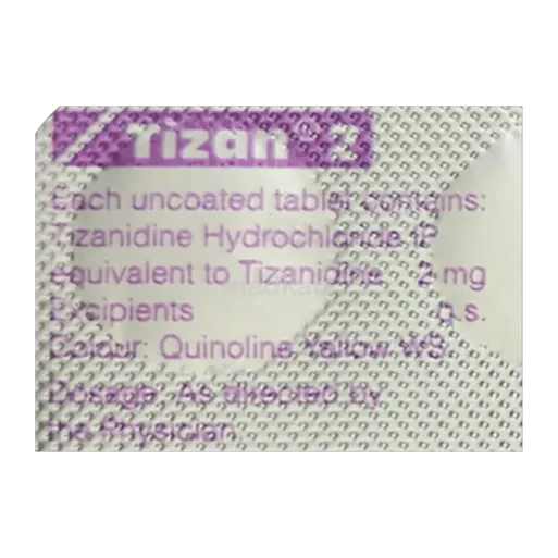 tizan 2mg tablet 10's